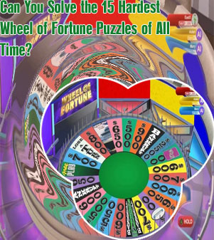 Wheel of fortune place 2 words