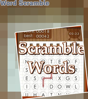 Word scramble game app